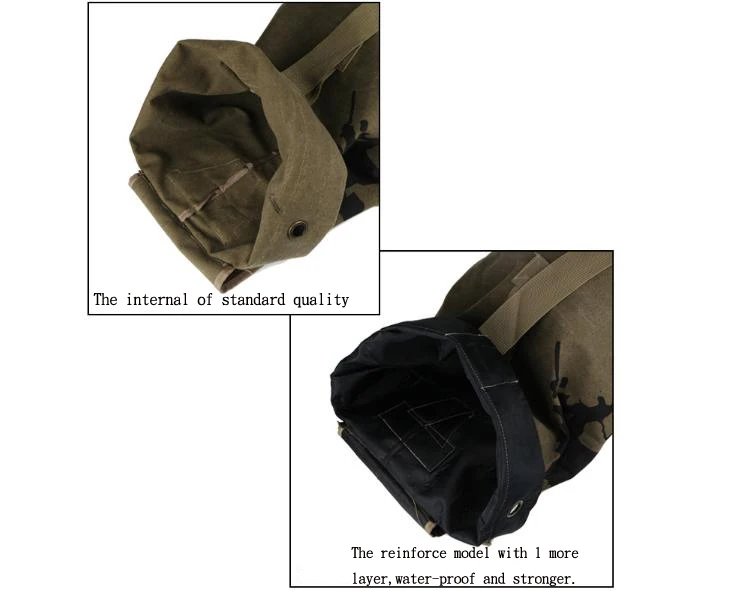 canvas duffle bag
