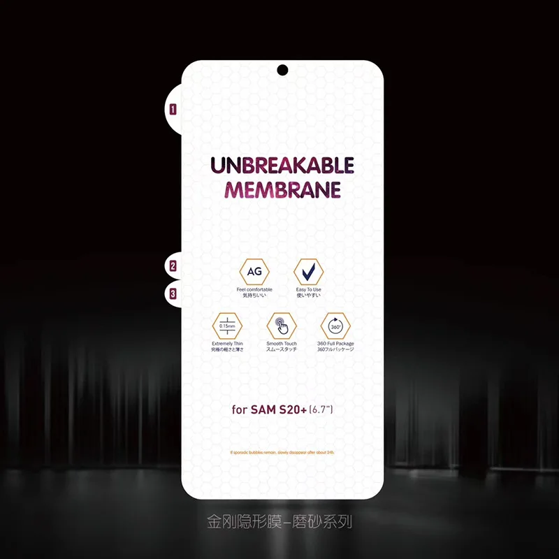 Clear Flexible Nano Tpu Film Hydrogel Screen Protector Unbreakable