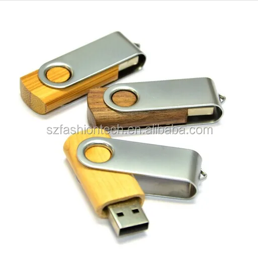 OEM colorful metal swivel usb flash drive / wood cle USB stick twister pendrive - ANKUX.COM