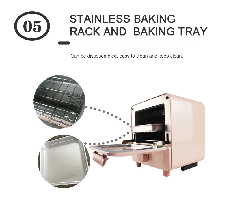 Factory Wholesale mini toaster electric oven multifunction small bread ovens