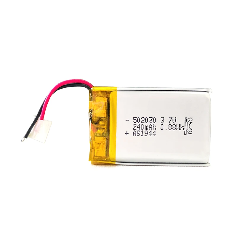 502030 3.7V 240mAh 1
