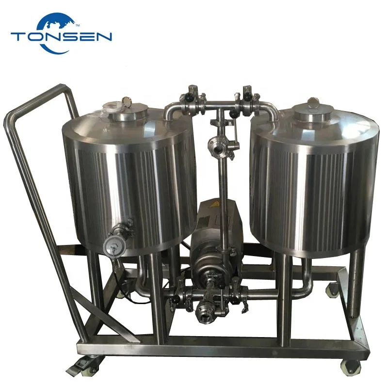 Mobile Portable Cip Plant Skid Tank Station Clean In Place System Tank ...