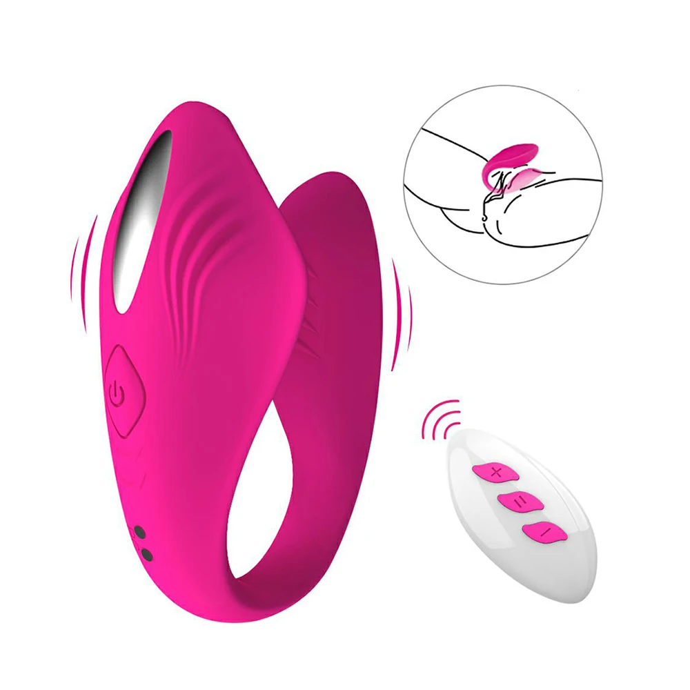 12 Frequency Remote Control U Shape Vagina G Spot Anal Massage Vibrator