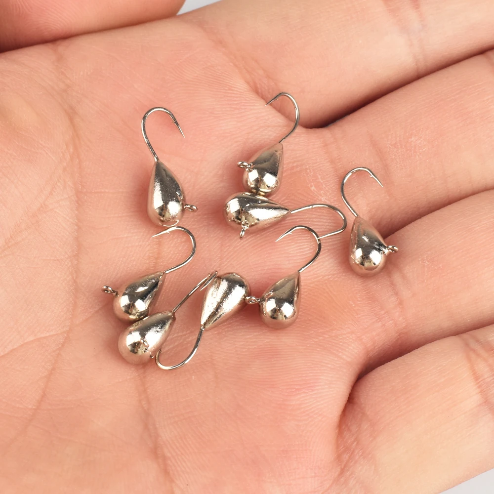 2023 Hot Sale Gold Colorful Tungsten Jig Head Fishing Sinkers Manufacturer Ice Fishing Jigs