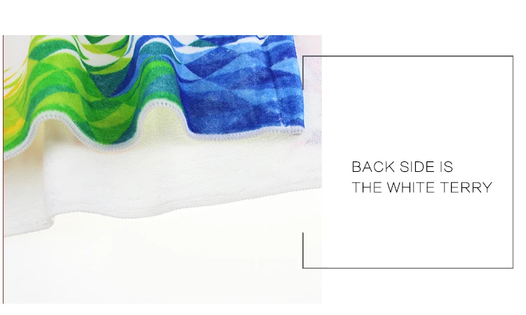 Custom Wholesale 100% cotton printed gymTowel sport Towel