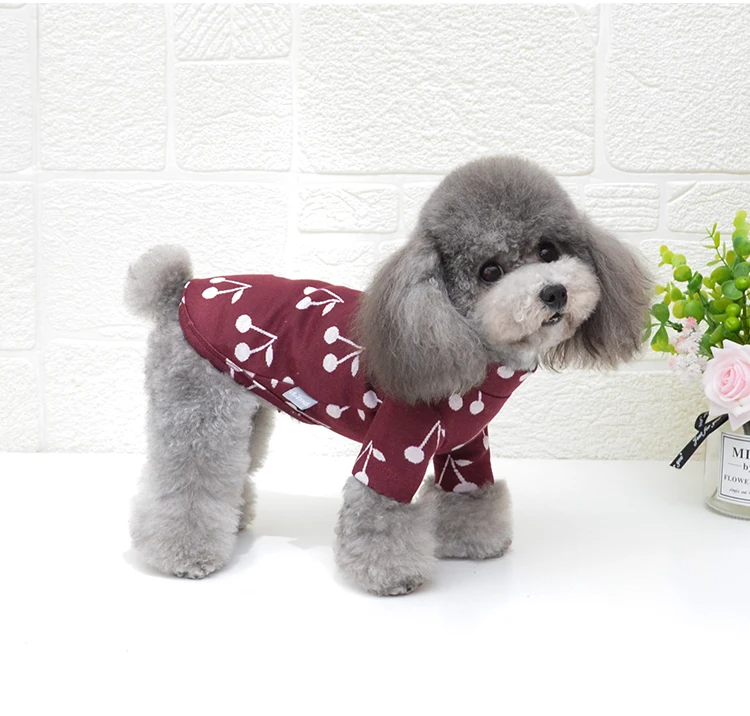 Printed Small Dog Clothes Two Legs Pet Clothes Pet Apparel And