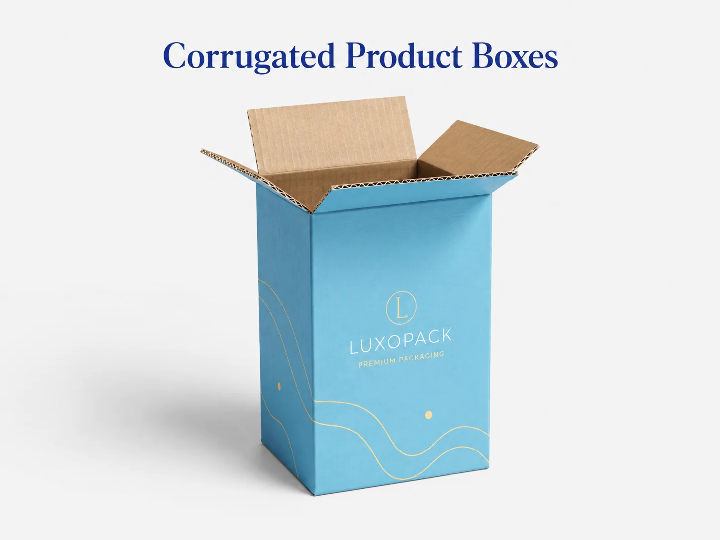 Custom Corrugated Product Boxes branded shipping packaging China factory direct