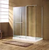 walk in shower enclosure with shower tray