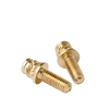 knob brass screw insert, M4,M5,M6