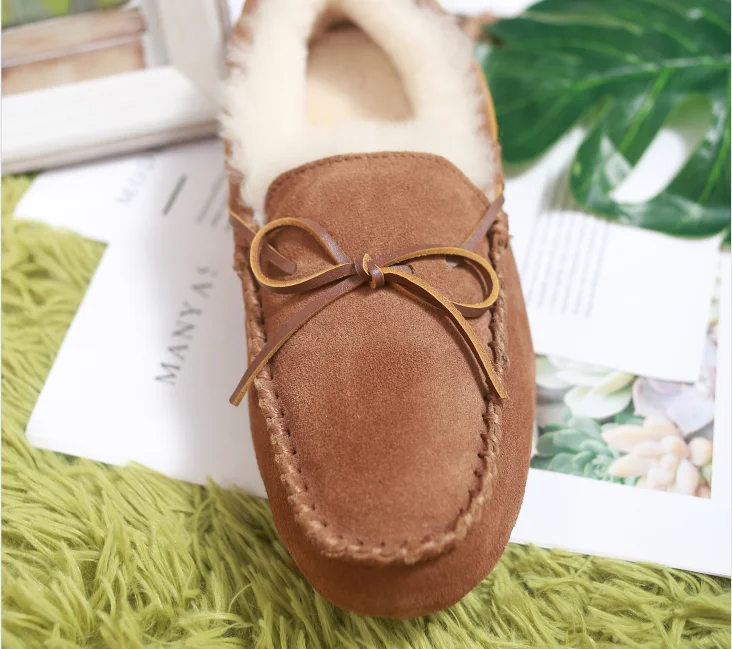 mens shearling moccasins