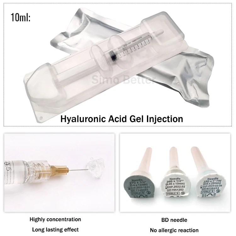 Ha gel breast and buttock 10cc syringe enlargement dermal filler enhancement injections