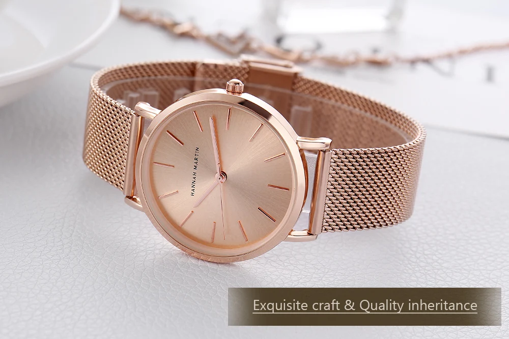 watch personalized waterproof custom watch dial private label lady  minimalist watch