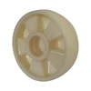 nylon concave roller caster wheel with brake and 20mm diameter
