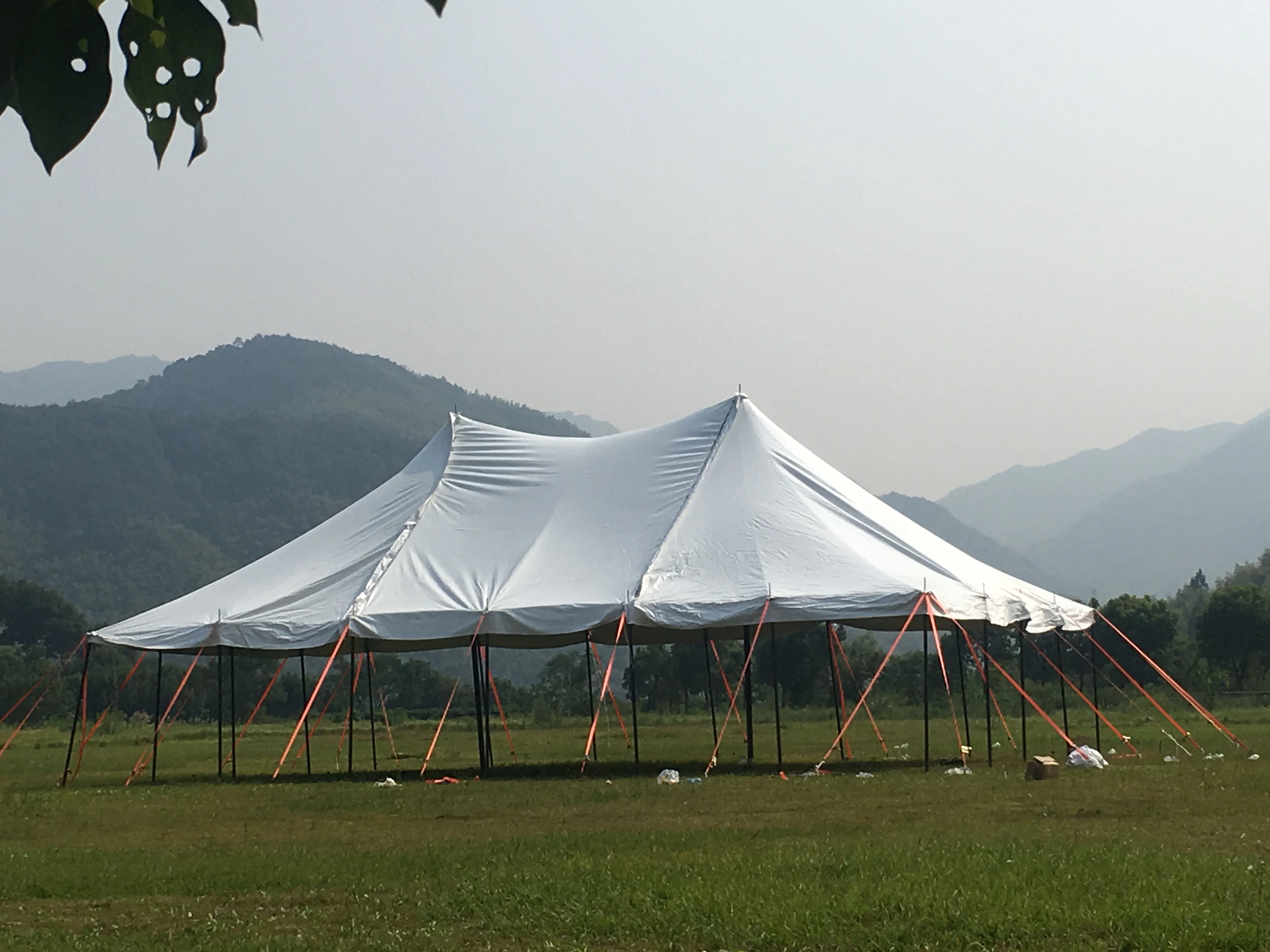 大型户外定制白色派对帐篷 pvc 天篷婚礼帐篷