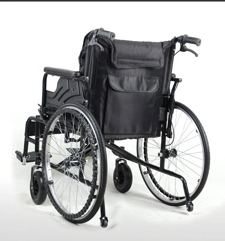 Lightweight Wider Folding Wheelchair for Elderly and Disabled for Rehabilitation Therapy Supplies Walker & Rollator details