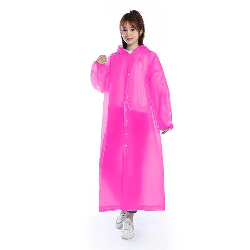Rainfreem Raincoat Waterproof Eva Peva Pvc Rainwear Print Logo Non