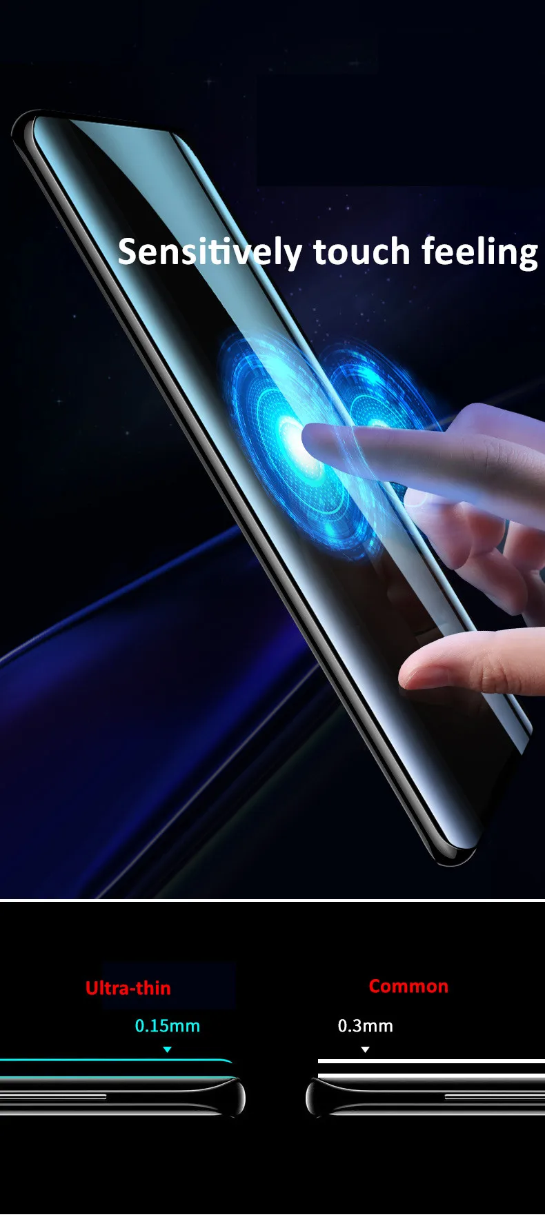 Anti scratch waterproof privacy screen protector for iphone 11