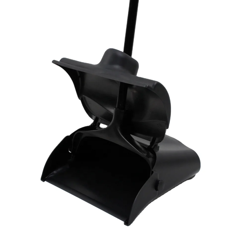 New Plastic Commerical Lobby Dustpan Broom With Wheels And Lid Buy
