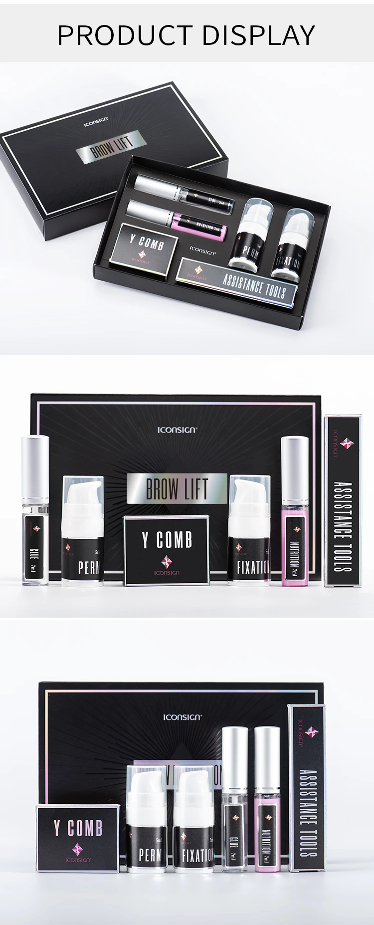 Iconsign Fast Perming Brow Lift Kit Brow Lamination And Lash Lift Kit