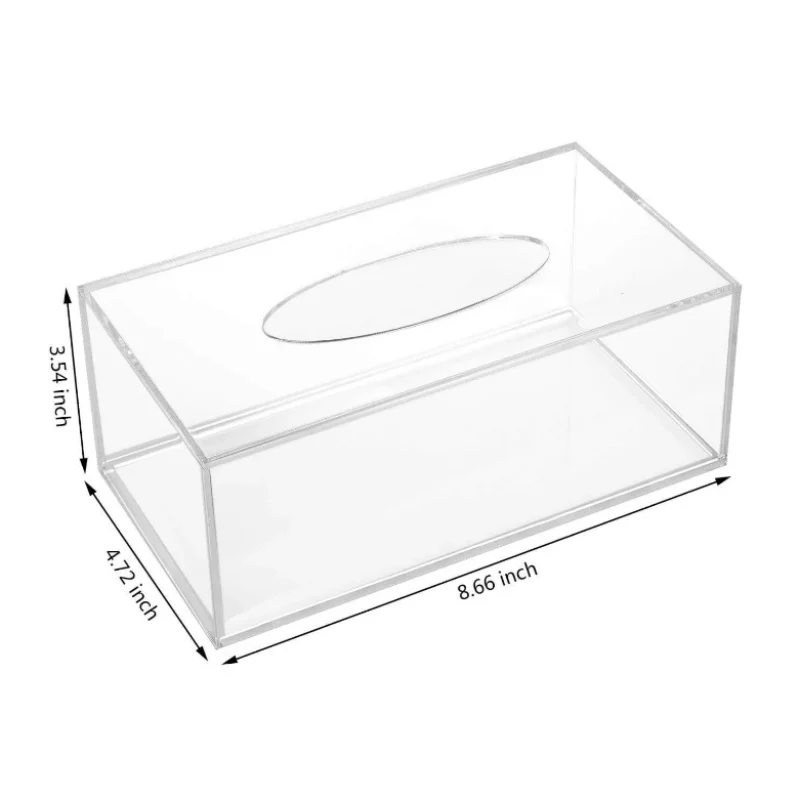 Luxury Crystal Plastic Square Desktop Facial Tissue Box Paper Organizer ...