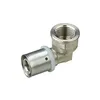 brass press fitting female elbow for pex-al-pex multi-layer pipe+ gas and water system