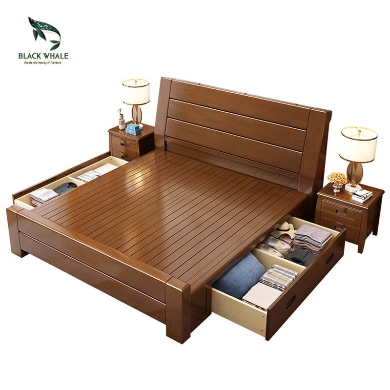 
Bedroom Furniture Set Single Smart Modern Lit Bett Queen King Size Double Wood Beds 