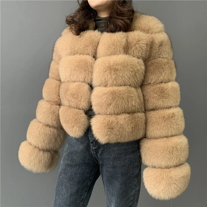 Real Mink Fur Coat Women Winter Cashmere Angora Wool Sweater Natural ...