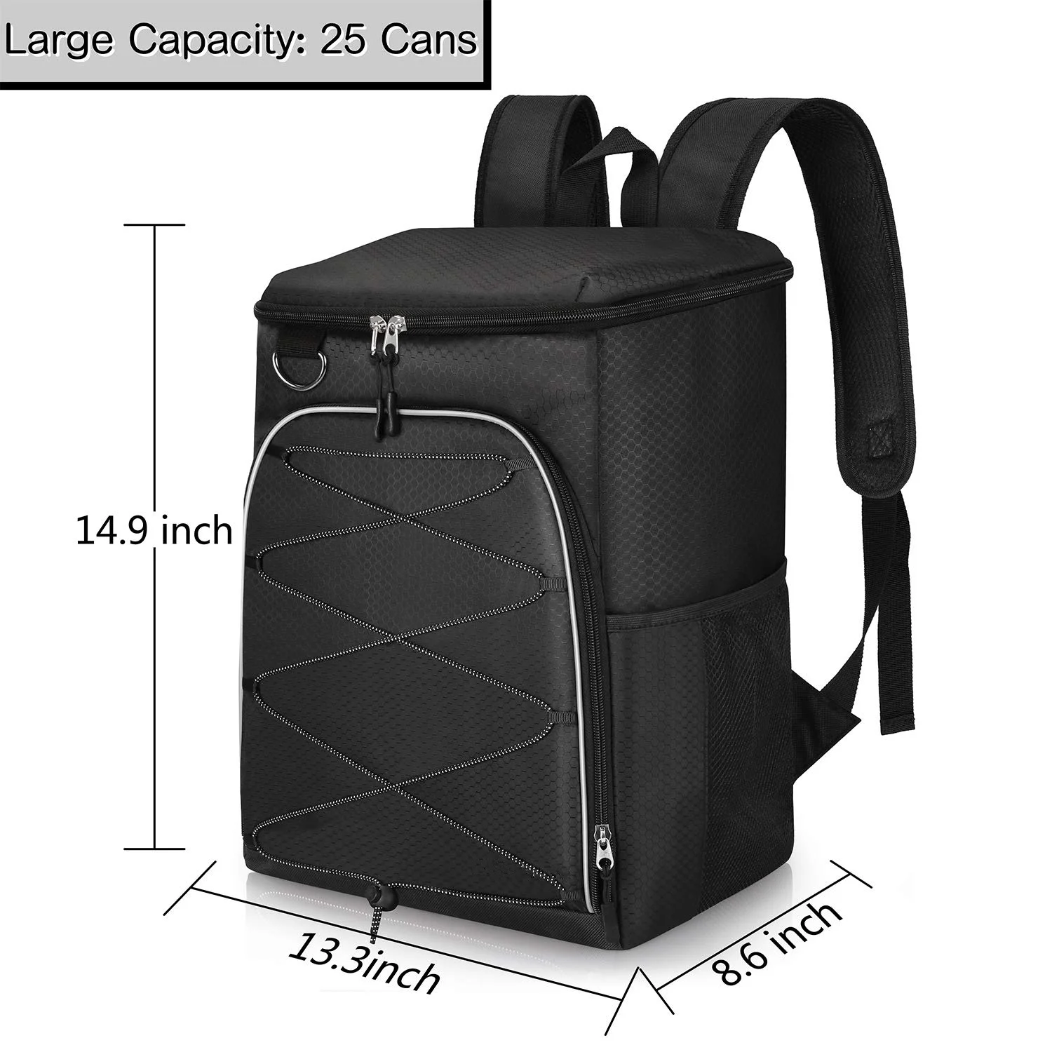 Insulated Cooler Backpack Leakproof Soft Cooler Bag Lightweight