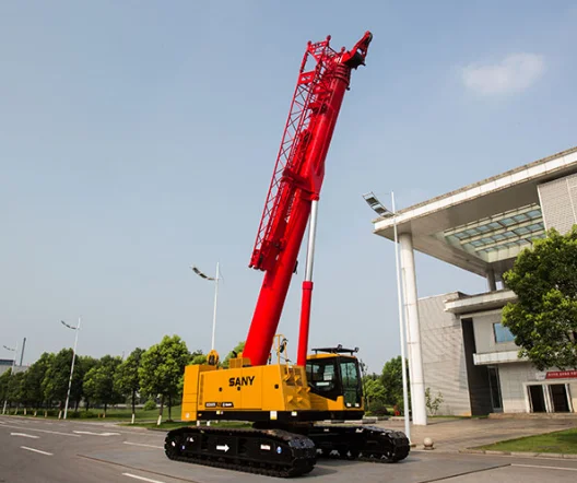 三一履带式起重机 scc550tb 50 吨 55 t 55 吨伸缩臂架履带式起重机