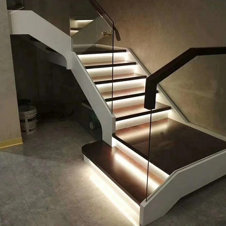 For Indoor Application Unique Design Cinema Stair Nosing Aluminium Extrusion Led Profile//