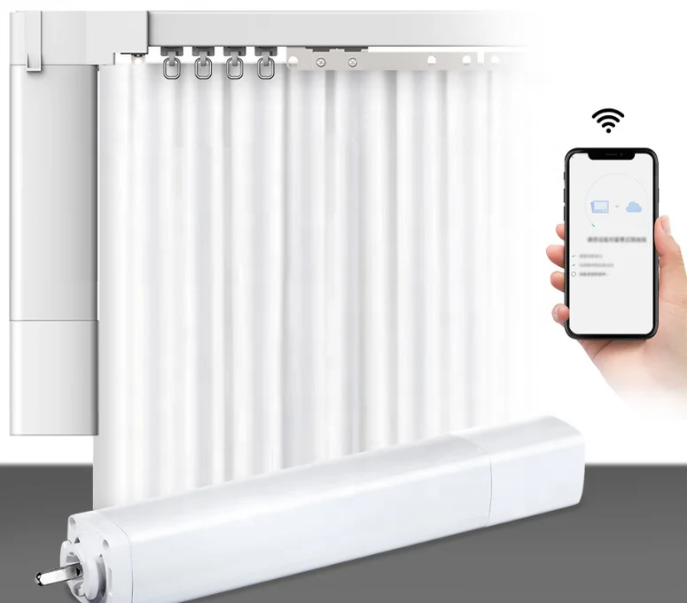 Tuya Intelligent Electric Smart Curtain Motor And Guide Rail Auto 