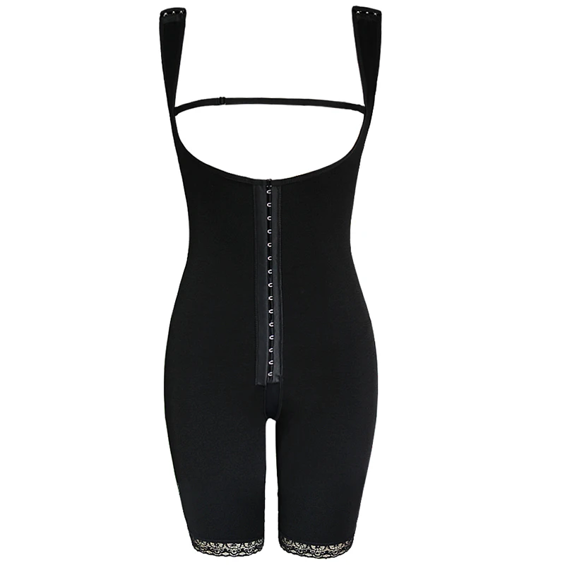 Women Shapewear Fajas Colombianas Body Shaper Open Bust Bodysuit Thong