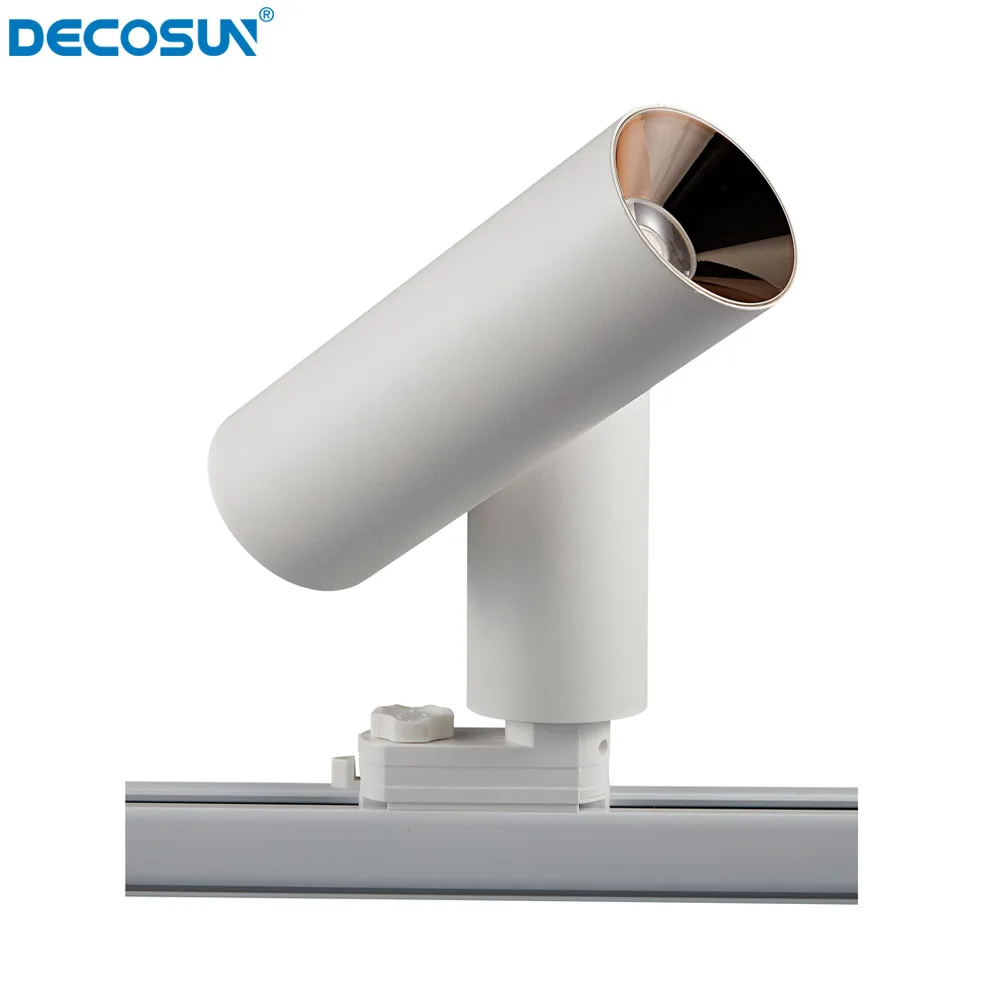 Fashion Dali 0-10v Wifi Triac dimmable COB track light 15W 20W 30W LED Track Spotlight White Black Gold