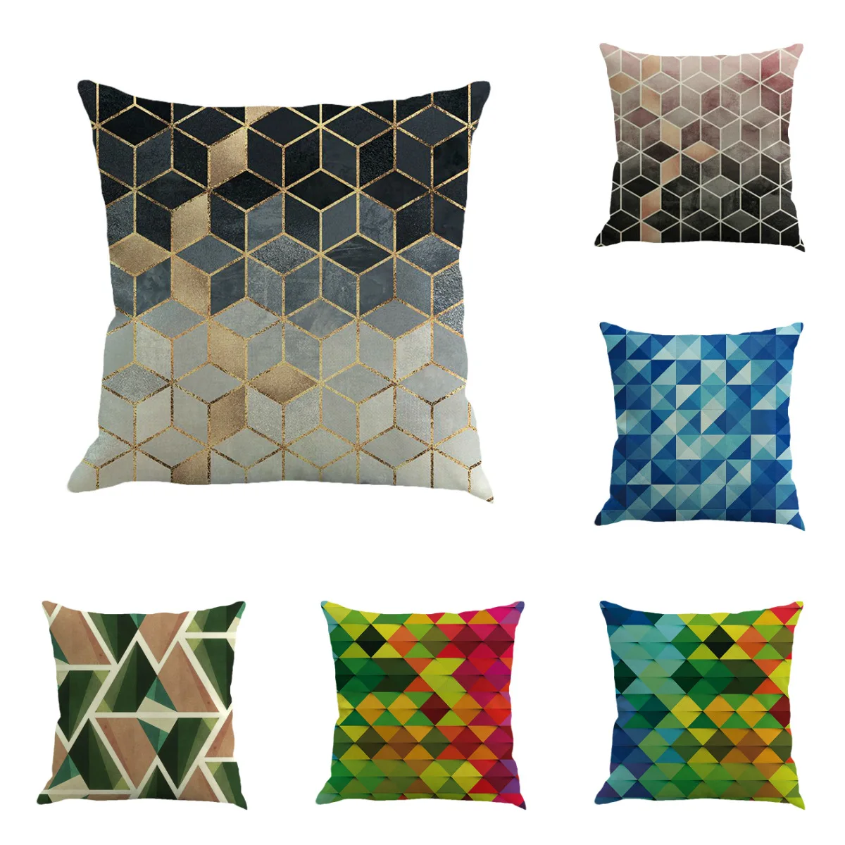 modern abstract throw pillows