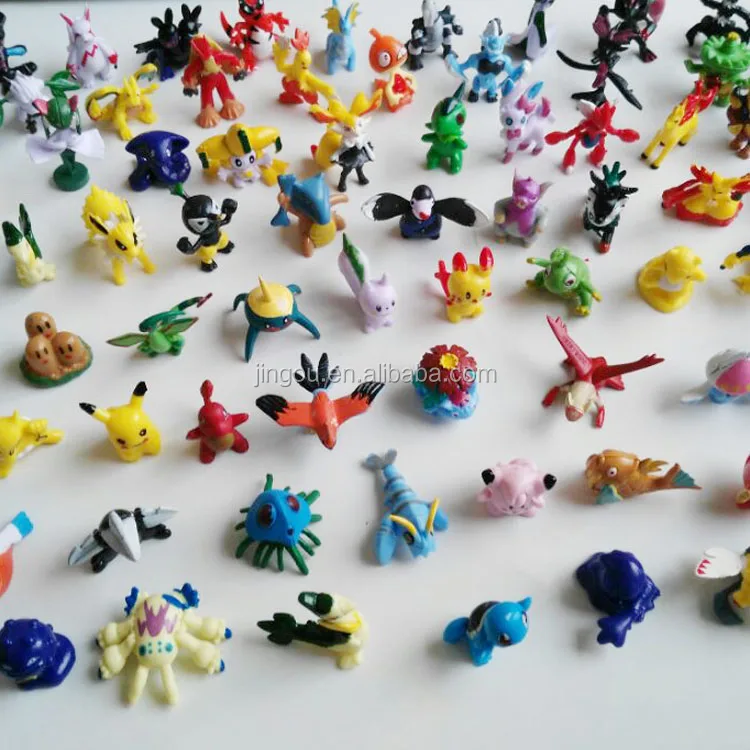 144 Piezas 144 Piezas Pokémon Mini Figuras de PVC no Repetidas Pokémon Pop Estatuilla de Pokémon Estatua de PVC Estatuilla Figuras Adornos 2-3 CM