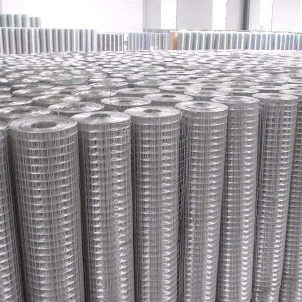 Electro Galvanized Welded Wire Mesh Panel For Gabion Lowes Hog Wire