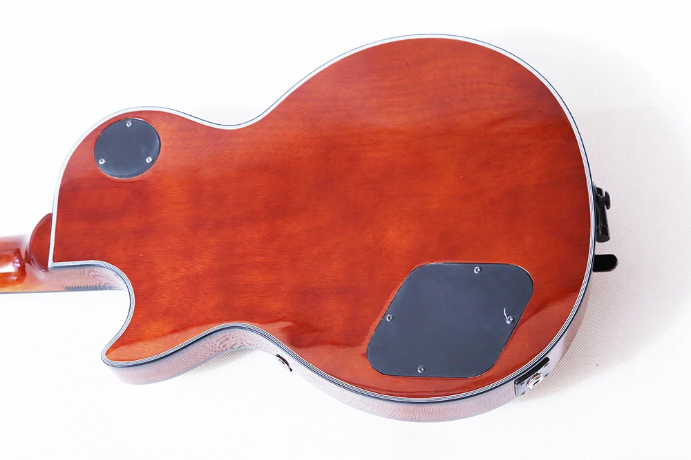 good quality professional burl top black plated lp