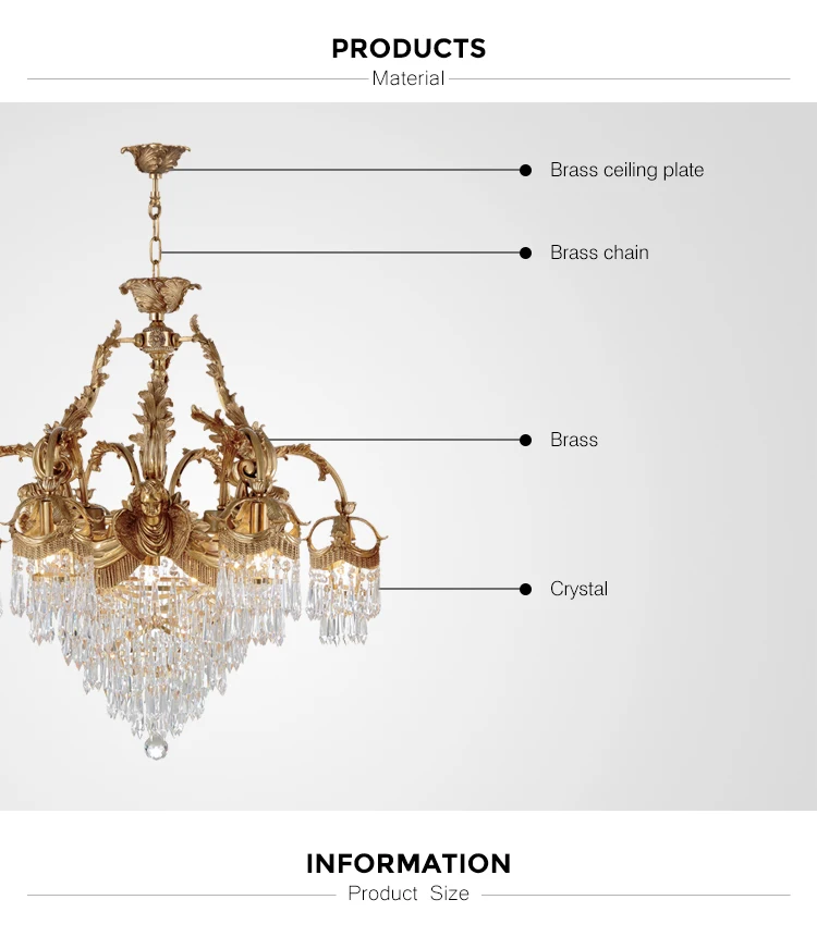 empire crystal luxury chandelier