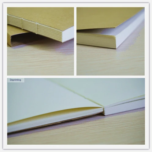 Le Qichen Classic Blank Sketch Journals Kraft Paper A5 Sketch Book
