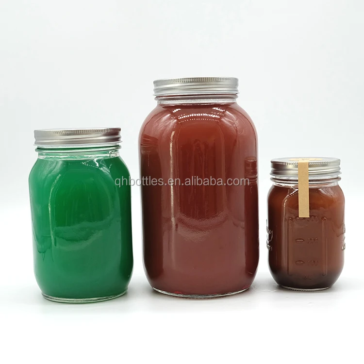 Wide Mouth Jars (700 mls - 2 litre) - Ball Mason & Quattro