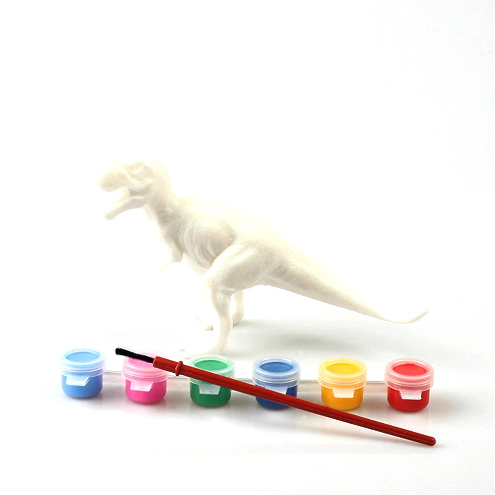 Xq551 Fun Paint Your Own Dinosaur Crafts Children's Creative Diy 