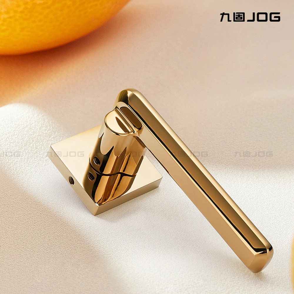 Jog Hardware Factory Oem Zinc Alloy Pvd Gold Lever Door Handles Buy