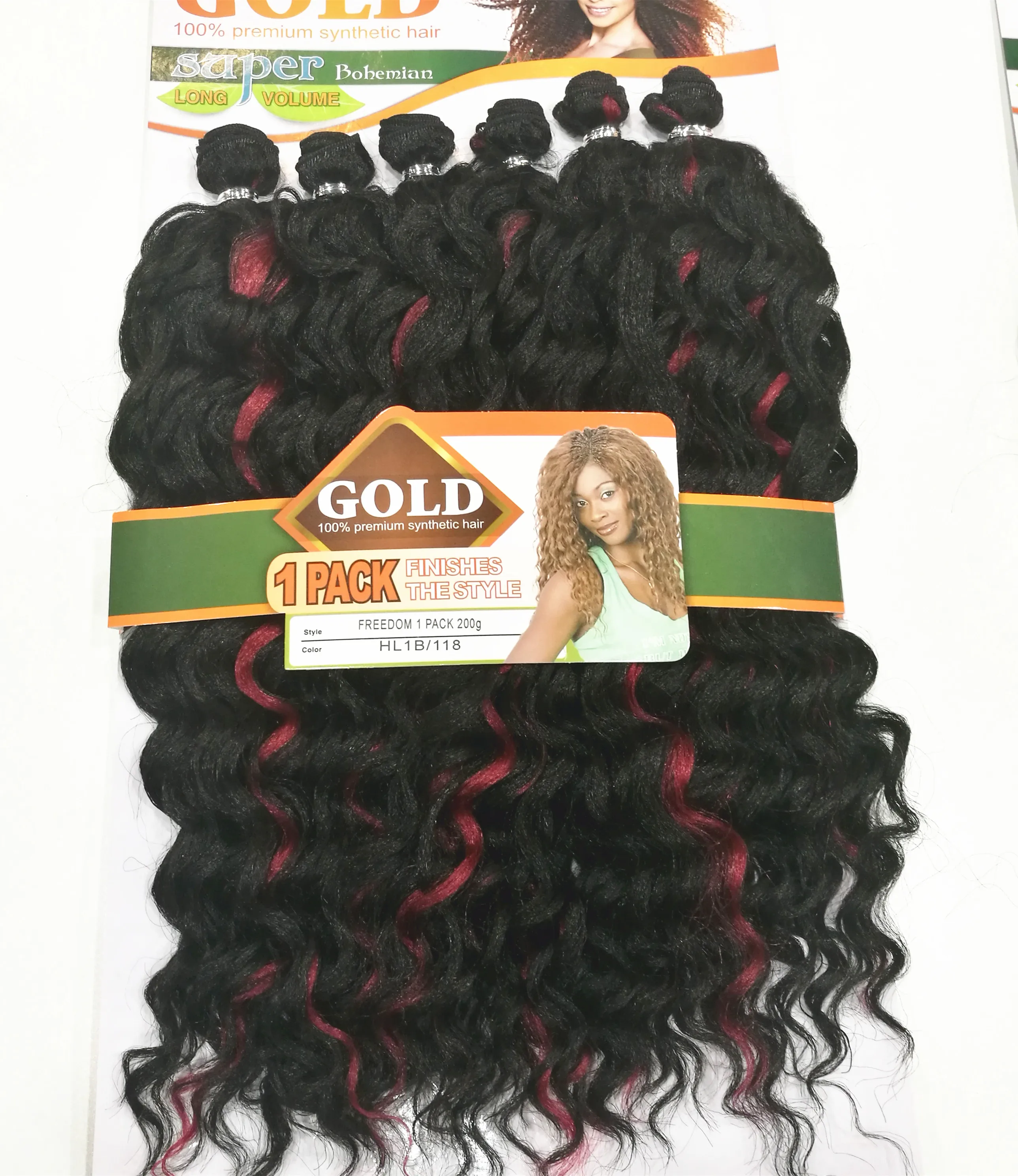 Premium Synthetic Weave Original Brand Freedom 18" 20" 22" 200gr 6 In