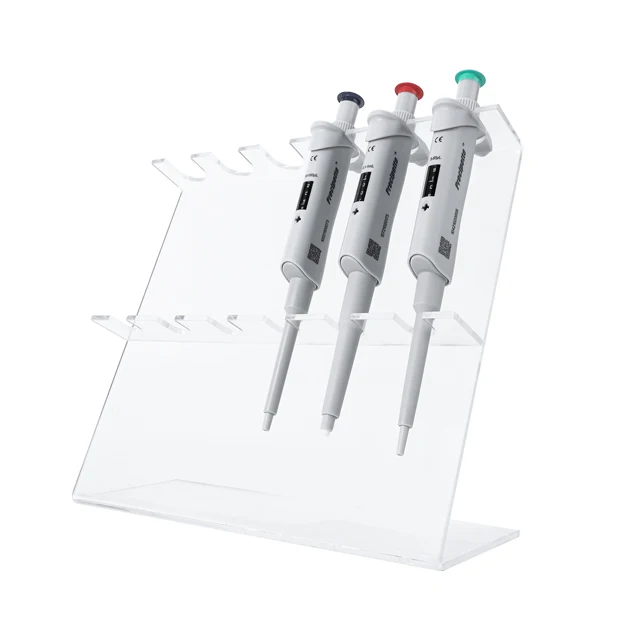Four Es Scientific Laboratory Carousel Pipette Rack Stand Holds up to 6 pipettes Single or Multichannel Pipettes 