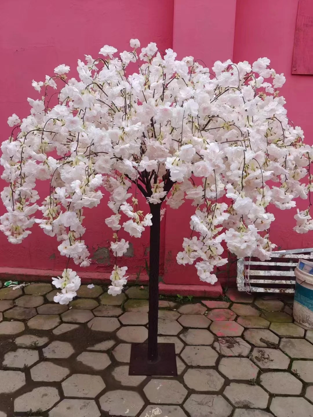 White Artificial Cherry Blossom Tree Artificial Wedding Tree Wedding