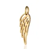 2019 Titanium Steel Dream Wing Pendant Fully Polished Laser Cutting Stainless Steel Jewelry Diy Wing Pendant