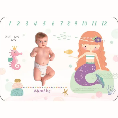 custom monthly baby blanket