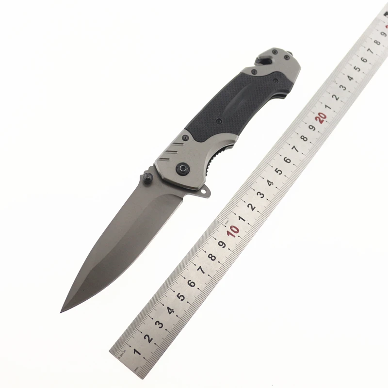 Good Sell Black Coating Aluminum Handle Folding Pocket Knife Tactical