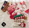 wholesale high quality merry christmas decorative Fluffy Santa claus reindeer snow man cosy cozy women ladies girls fleece socks