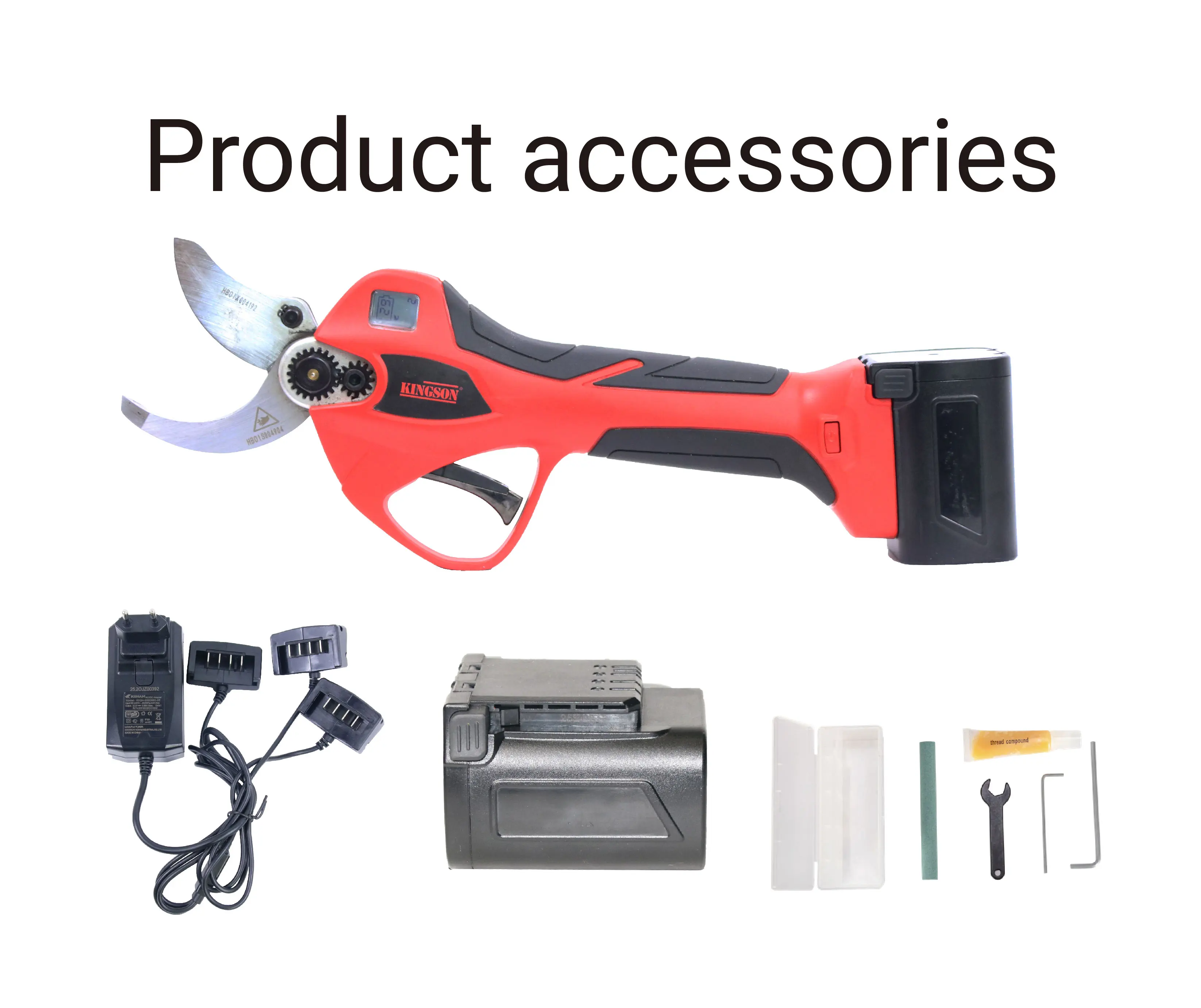 Kingson 40mm Garden Pruners Electric Safety Telescopic Electric Pruner